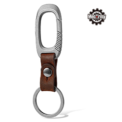 (CH18) 소가죽 링크 티타늄 클립 카라비너